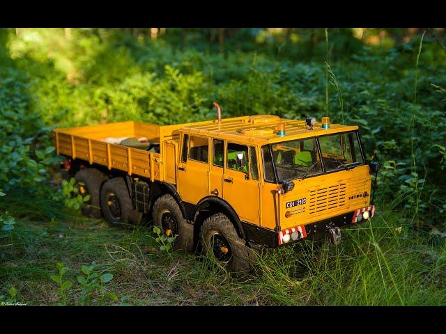 Tatra 813 Kolos 8x8 Cross RC DC8 part 1/3 [pure sound of model]