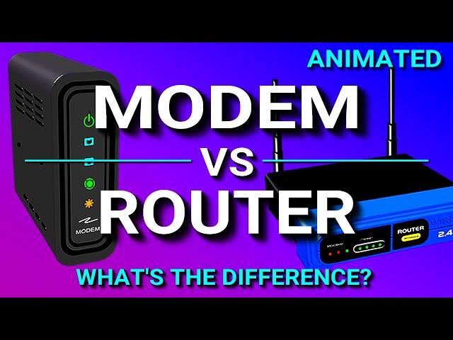 Modem vs Router - What's the difference?