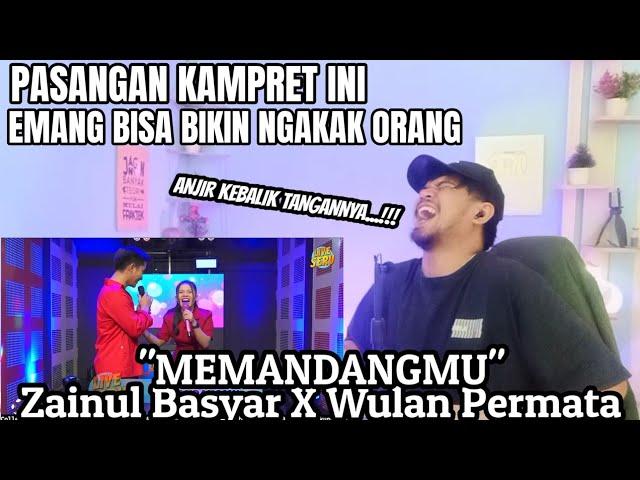 Zainul Basyar Ft Wulan Permata "Memandangmu" Reaction | Live Seru Gen'S | Ujang Halu Reaction