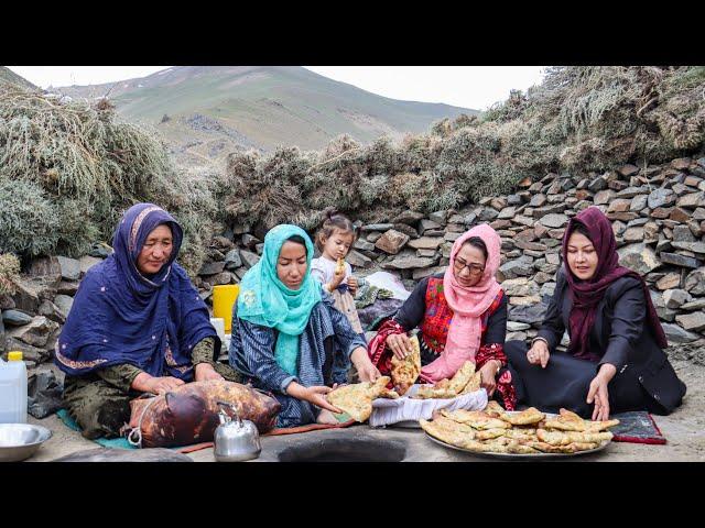 Exploring Afghanistan's nomadic Lifestyle | Making Butter and Cooking Village Style Food in  Tandoor