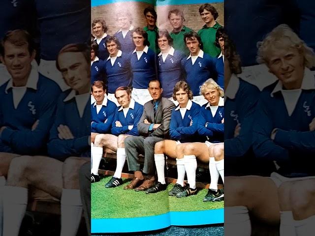 Everton f c team Picture 1972 article the final whistle official football archive