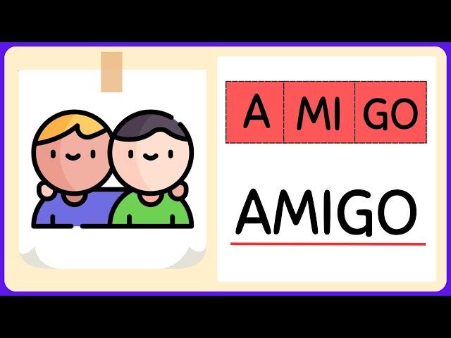 Como ensinar a ler rápido e fácil | Compilado de palavras simples para aprender a ler e escrever