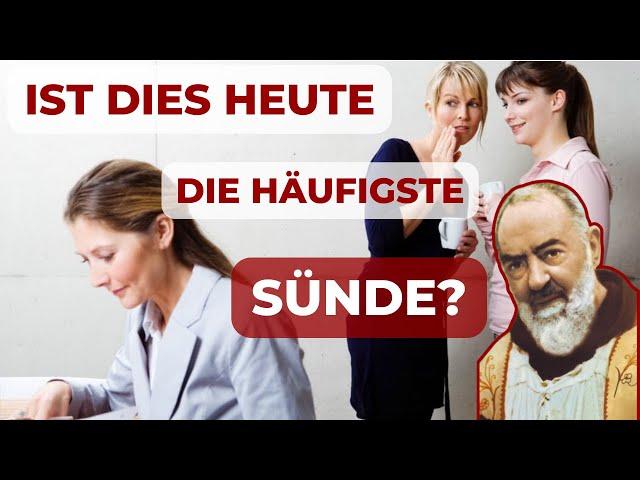 Üble Nachrede hat Pater Pio immer verurteilt - und auch heute können es die Menschen nicht lassen.