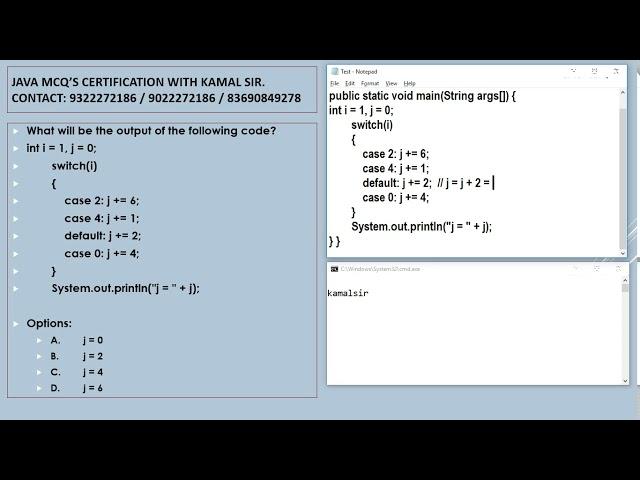 v3 switch - Java Certification - OCJA and OCJP Multiple Choice Questions