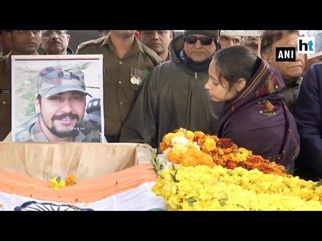 ‘I love you,’ says wife of Pulwama martyr in heartbreaking farewell