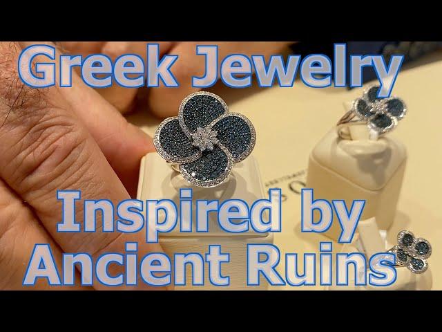 Modern Greek Jewelry Inspired by Santorini's Ancient Ruins at Akrotiri