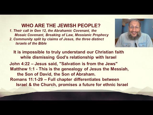 Intro to the Jewish People, History & Divisions for Christians #1 Mottel Baleston Messianic Jewish