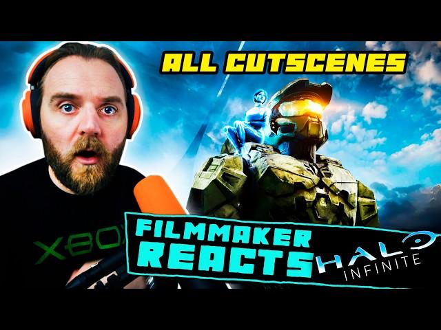 FILMMAKER REACTS: HALO INFINITE (2021) | [ALL CUTSCENES!!]