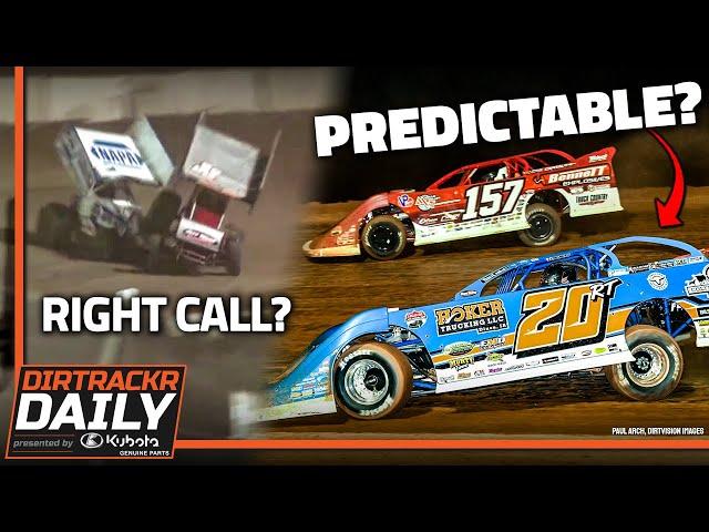 Controversial calls, boring late model racing, wild flooding at Huset's