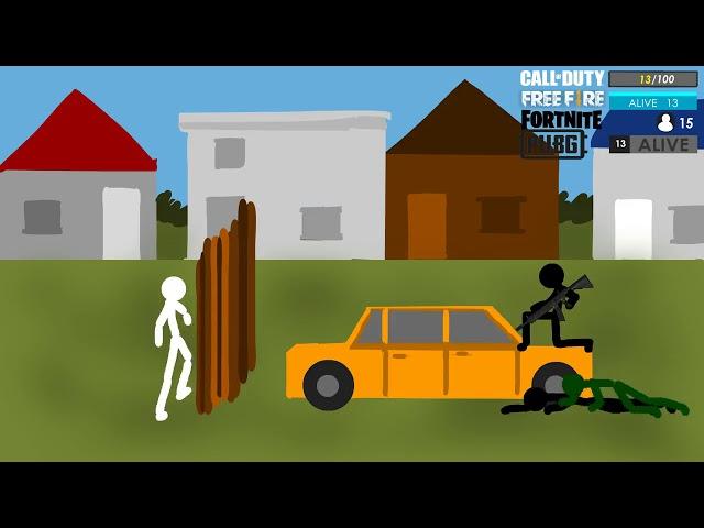 CODM VS FF VS FORTNITE VS PUBG STICKMAN ANIMATION VIDEO