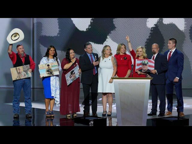 Audience left in tears as Gold Star families make emotional address at the RNC