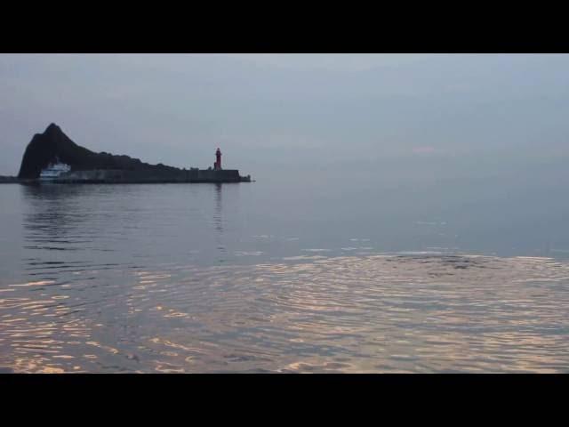 Swimming in Sea of Okhotsk at Utoro