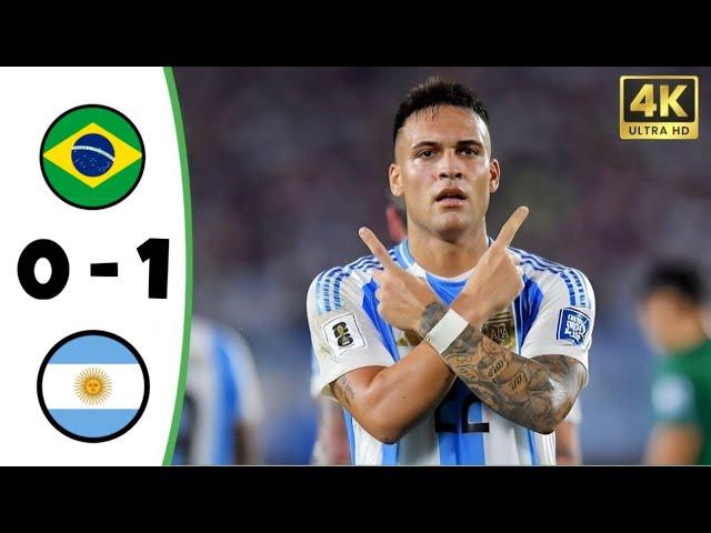 Brazil - Argentina 0-1 Highlights & All goals | World Cup Qualifiers 2026