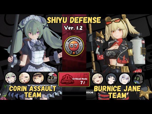 M3 Corin M0 Burnice Shiyu Defense 7 - Zenless Zone Zero