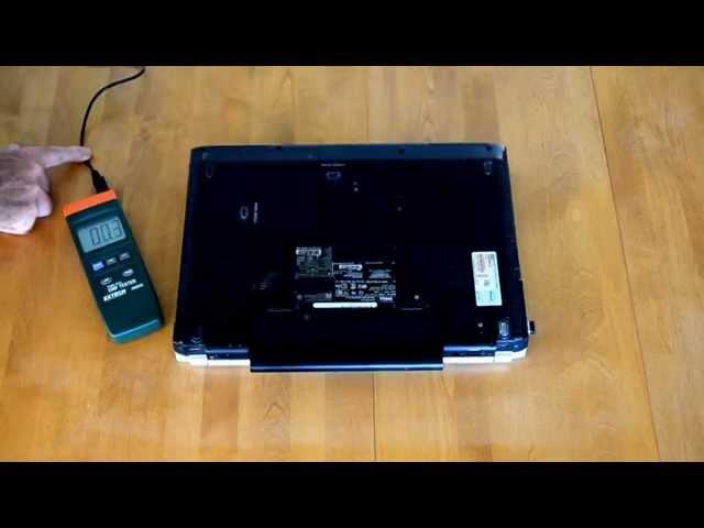 DefenderPad Laptop Radiation Shield EMF Test