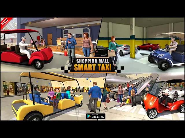 Shopping Mall Smart Taxi: Family Car Taxi Games