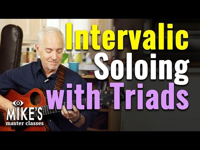 Intervallic Soloing using Triads | Sid Jacobs