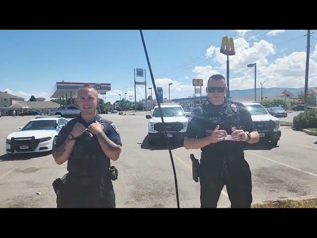 Cops in Lehi Utah. Multiple officers show up for a Free man with a camera after Sgt. Gets Owned.