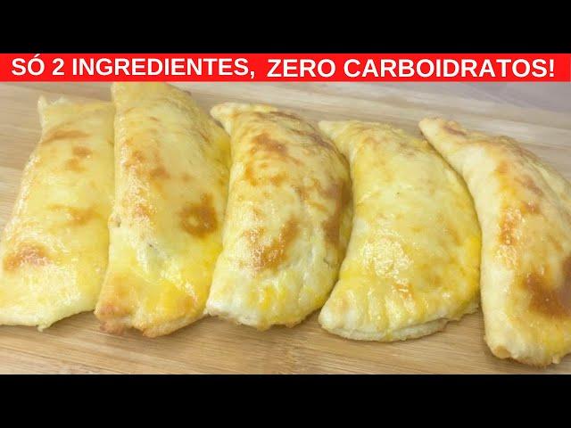 SÓ 2 INGREDIENTES, ZERO CARBOIDRATOS! Sem Trigo, Sem Ovo, Sem Leite!