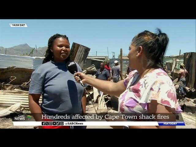 Nomzamo Fire | Hundreds afected by Cape Town shack fires