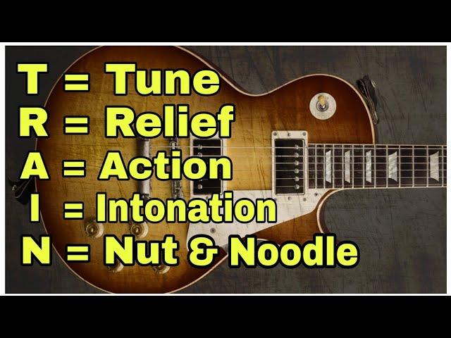 How To Do A Fast And Great Guitar Set Up