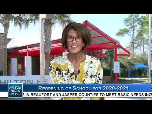 HILTON HEAD NEWS | Dr. Sarah Owen: Reopening of School for 2020-2021 | August 24, 2020 | WHHITV