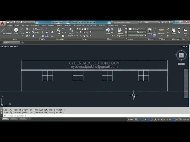 How to Create a block & How to Insert & How to Modify a block in AutoCAD