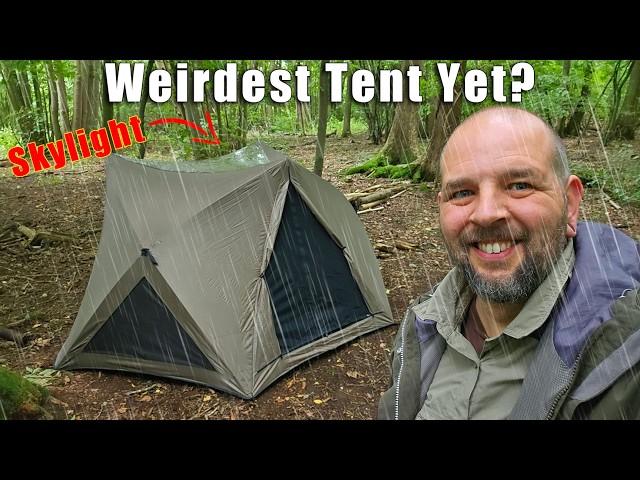 Weird SHEIN Tent in the Rain - solo overnight