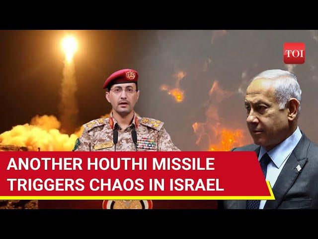 Houthi Missile Mayhem In Central Israel Again; Crazy Scenes On Streets As Resident Run For Shelter