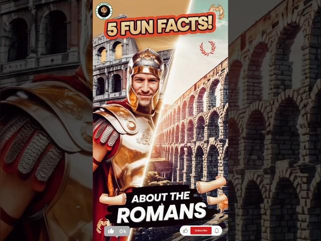 5 fun facts you didn't know about the Romans! #rome #romanhistory #history #shorts