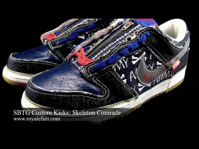SBTG Custom Kicks - SBTG Skeleton Comrade