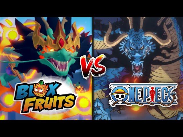 Bloxfruits Dragon Rework VS One Piece