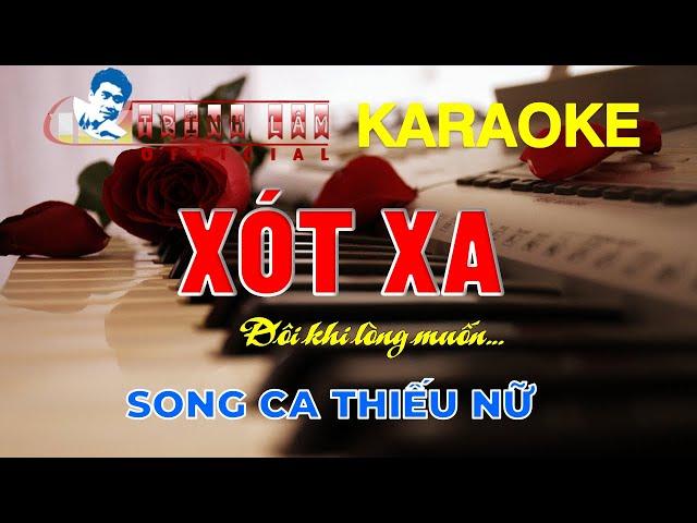  Karaoke XÓT XA Thiếu Giọng Nữ | Song Ca Với Trình Lâm || Nhạc sống Full HD.