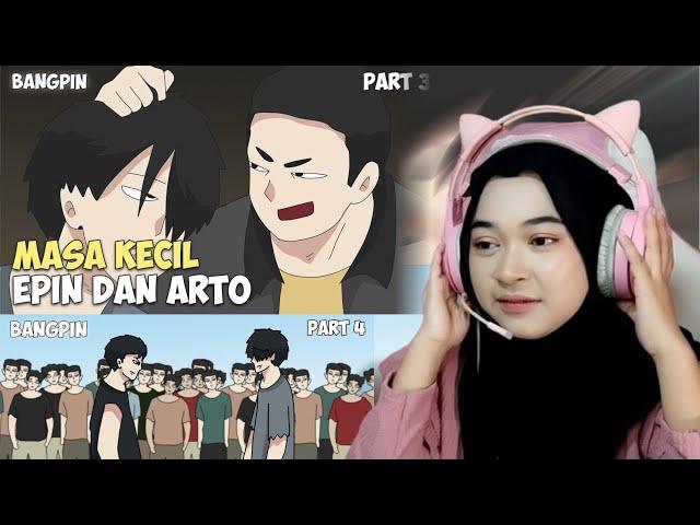 PERTEMUAN DAN PERTARUNGAN SERU EPIN DAN ARTO || Maya Nadia Reaction BANGPIN