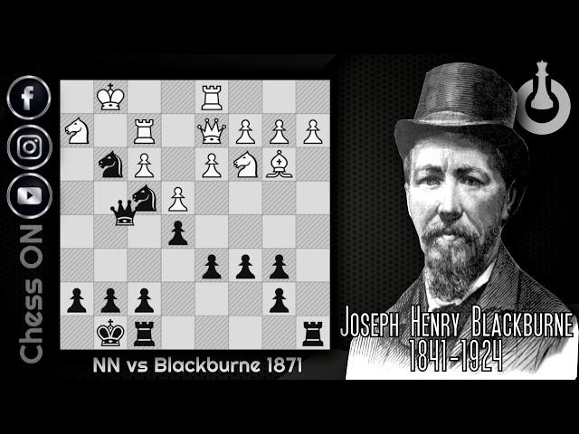 Joseph Henry Blackburne - Best Chess Tactics