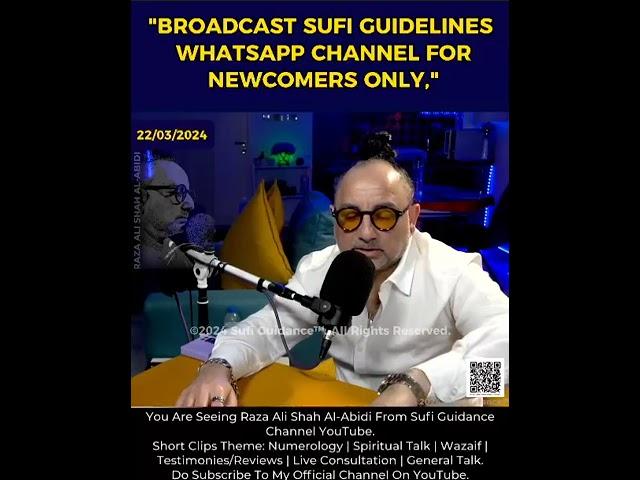 Watch Full Live Podcast #975 On Sufi Guidance Channel YouTube | Raza Ali Shah Al-Abidi.