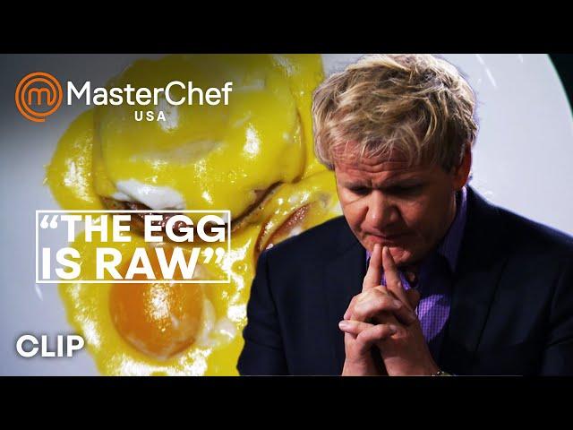 "Golf Ball" Eggs Benedict Disappoints Gordon Ramsay | MasterChef USA | MasterChef World