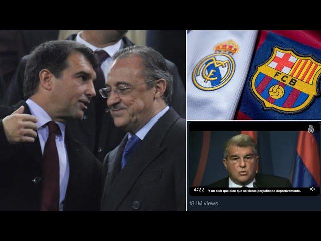 Real Madrid respond to Joan Laporta & Barcelona with DISGRACEFUL video