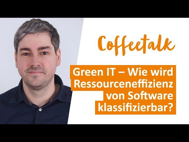 Green IT – Wie wird Ressourceneffizienz von Software klassifizierbar? | jambit CoffeeTalk