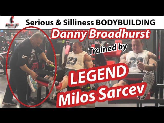 Danny Broadhurst Impressive Leg Workout Trained and Guided by Legend Milos Sarcev