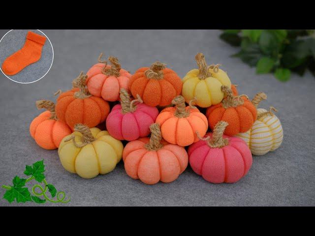 Amazing IDEARealistic PUMPKIN in 20 minutesAutumn decor and quick gift