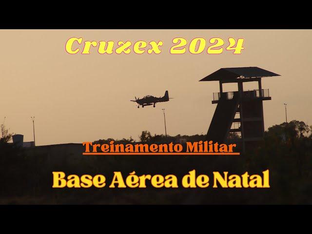 Cruzex 2024, Treinamento Militar com várias Aeronaves na BANT️‍️