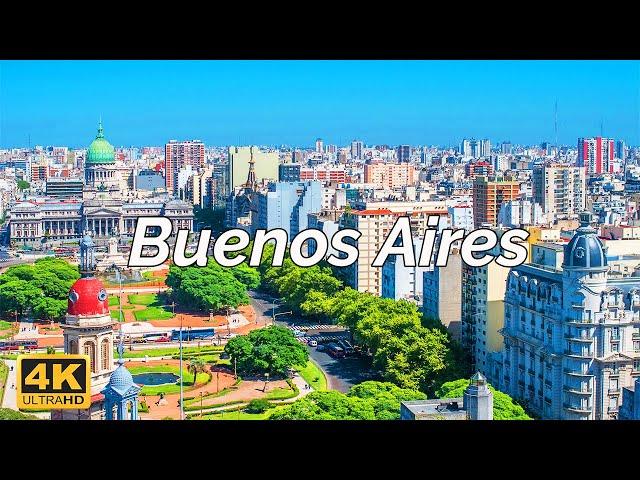 Buenos Aires , Argentina  | 4K Drone Footage (With Subtitles)