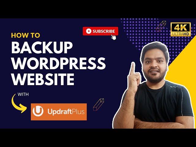 How to backup & restore your WordPress Site (UpdraftPlus WordPress Backup Plugin Tutorial)