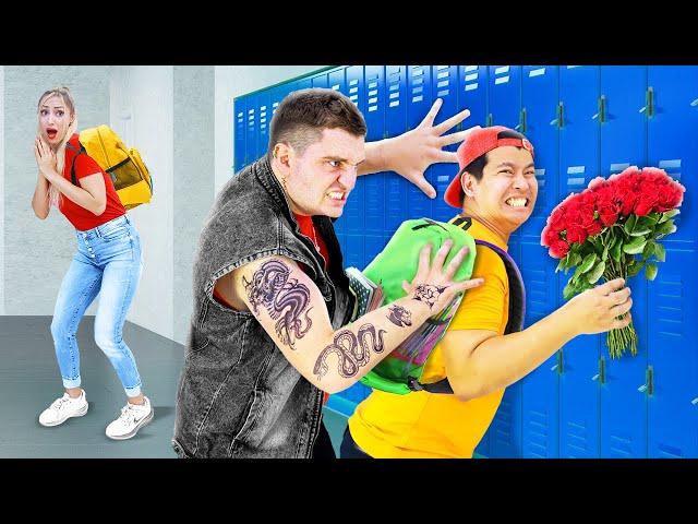 MY BOYFRIEND IS A BULLY! | FUNNY SITUATIONS AT SCHOOL BY CRAFTY HYPE