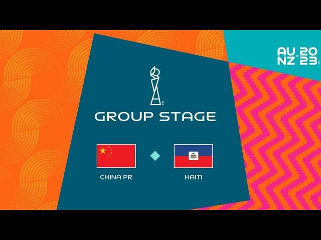 China vs Haiti | FIFA Women's World Cup 2023 | FIFA23 PS5