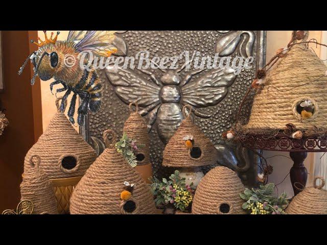 BEE SKEP DIY - BEEHIVE TUTORIAL