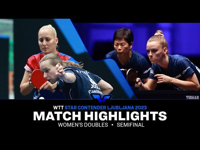 Balazova/Matelova vs De Nutte/Ni | WD SF | WTT Star Contender Ljubljana 2023