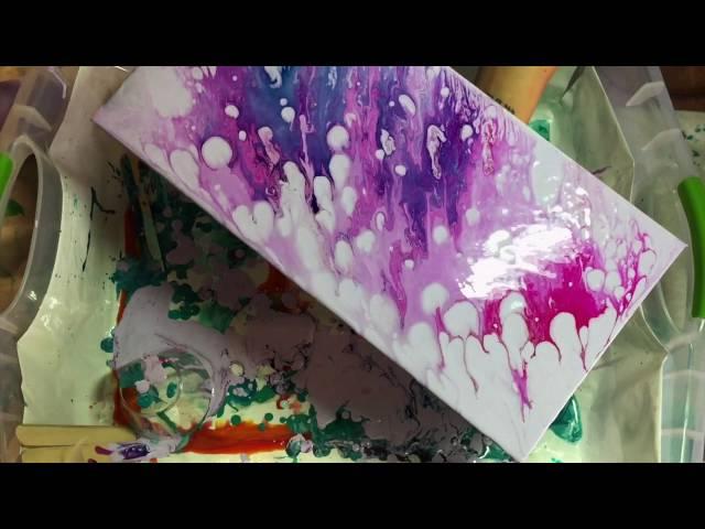 Acrylic Fluid Painting: How to Do a Dirty Pour