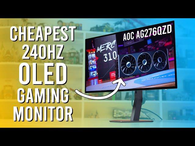 1440p 240Hz OLED Gets Cheaper - AOC AG276QZD Review